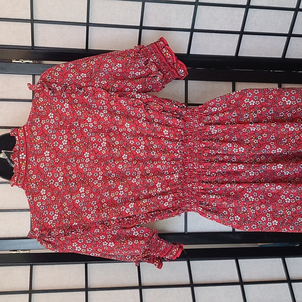 NWT Max Studio Red Ruffled Maxi Dress sz XS/S - Picture 7 of 11